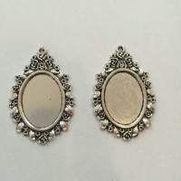 Base de Camafeo Ovalado 48mm x 32mm